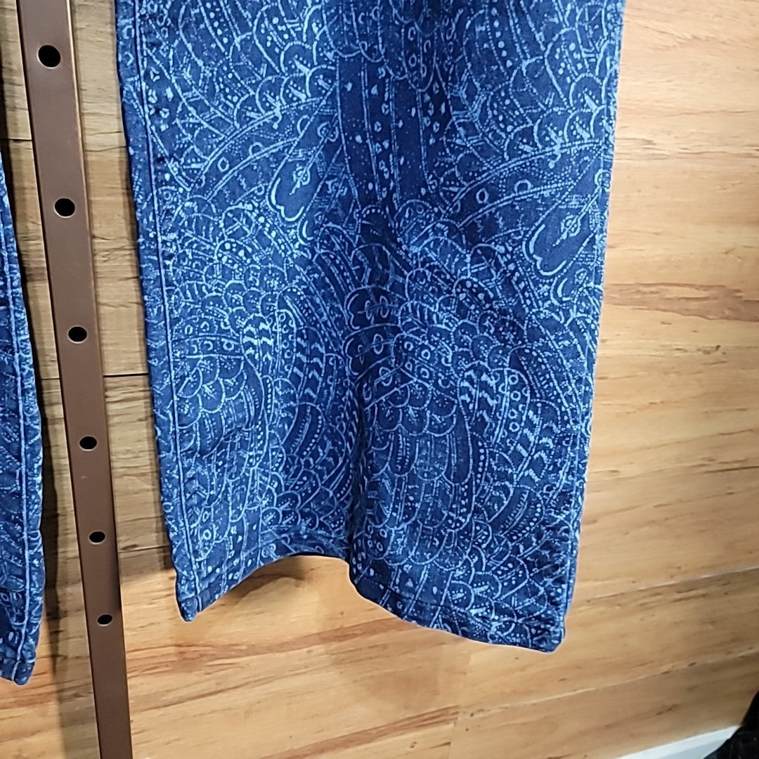 INC Size 24W Blue Cotton Jeans