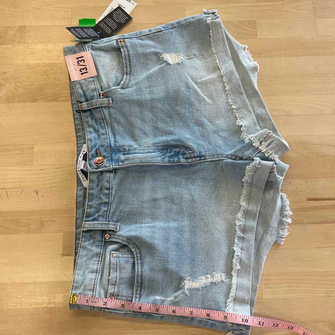 Celebrity Pink Juniors' Mid-Rise Fringe-Cuff Shorts - Dolce Vita - 13