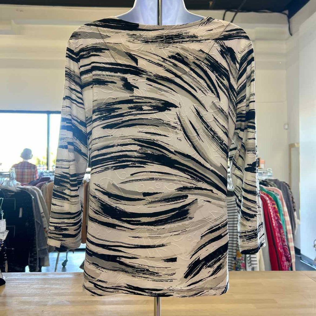 JM Collection Size S White Blouse