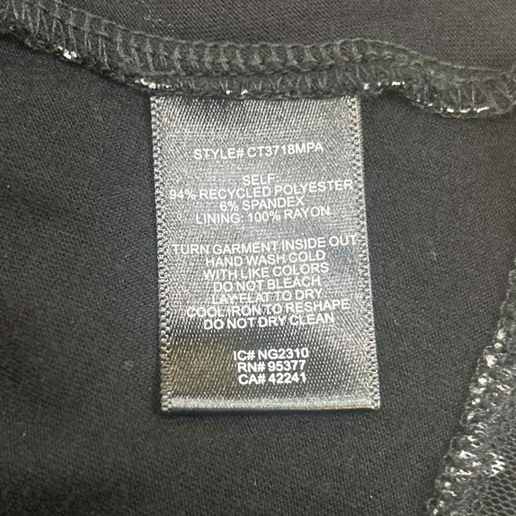 Sanctuary Size S Black Gray Shirt