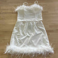 Thirty Thirty Size L White Preloved 2 pc Dress Set