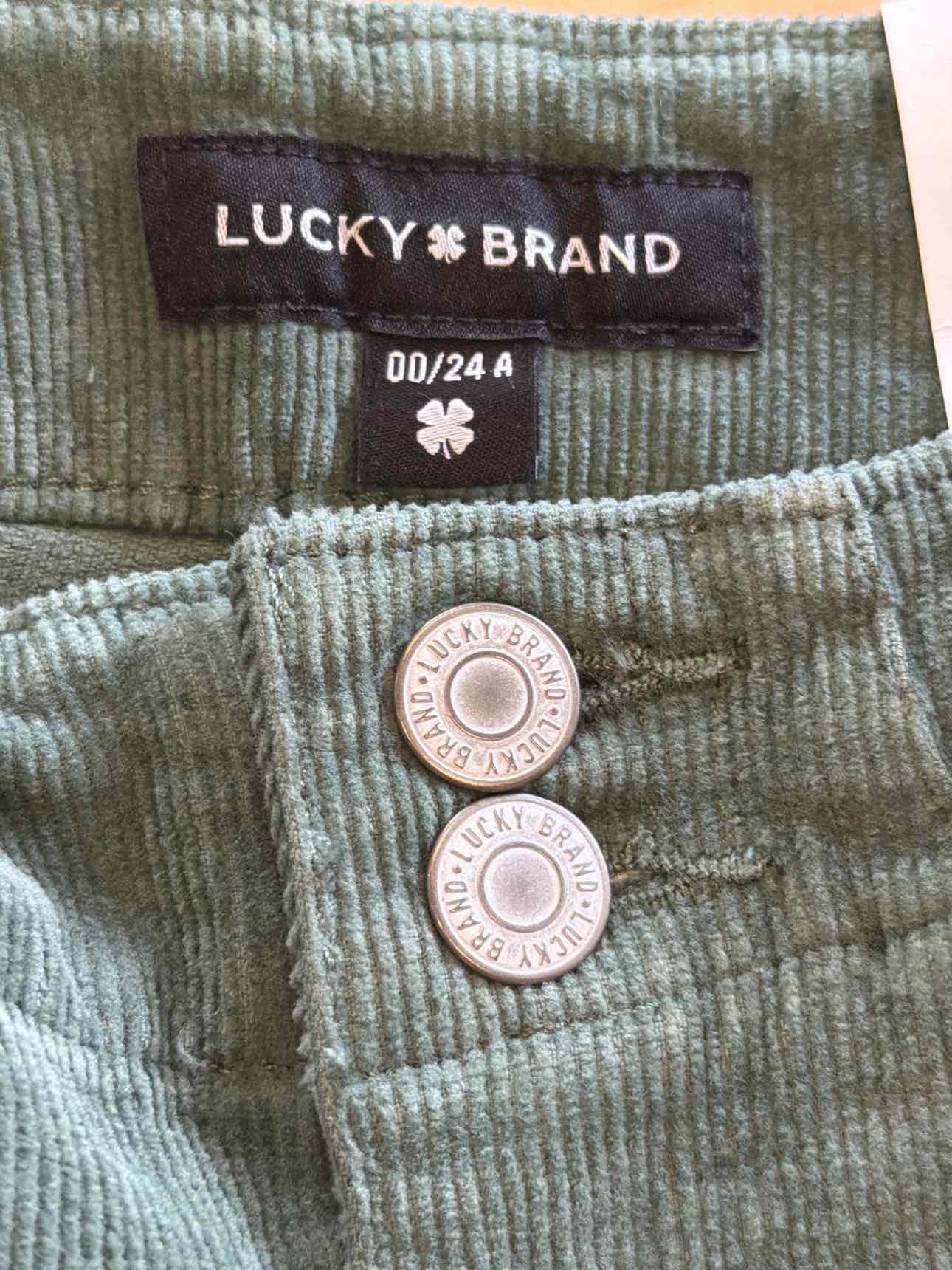 Lucky Brand Size 00 Green New Pants