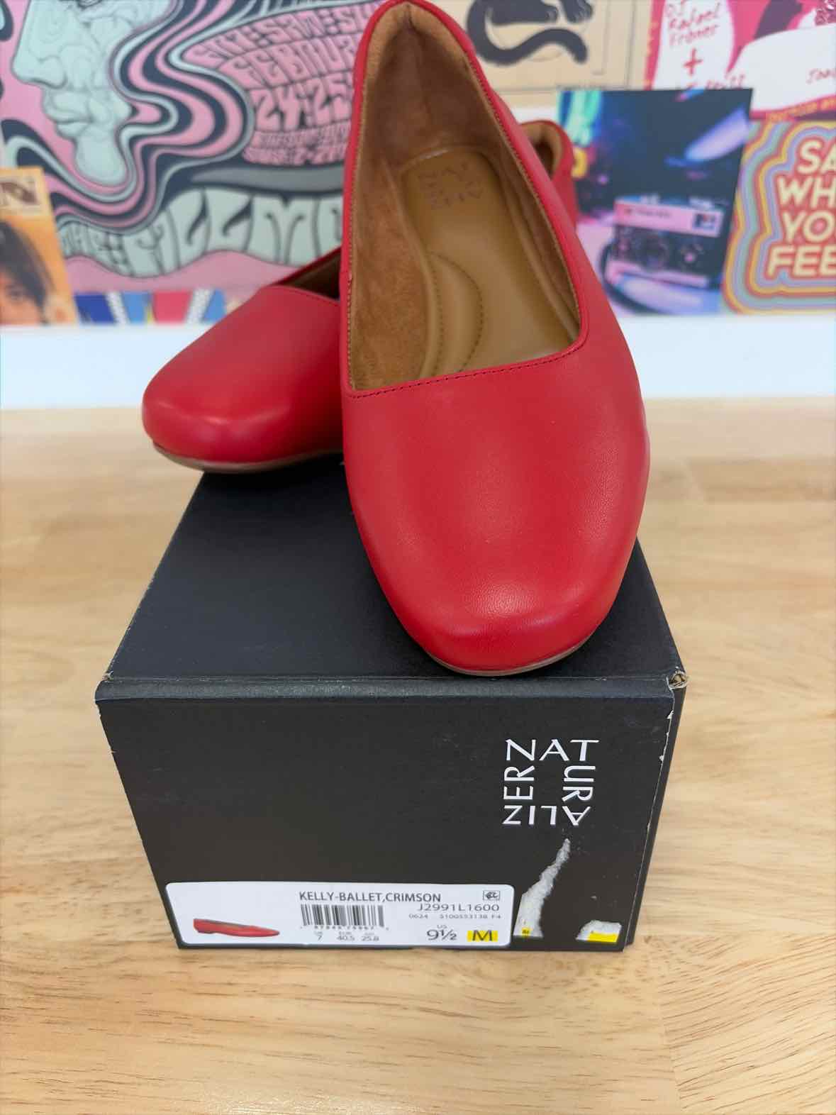 Naturalizer Size 9.5 Naturalizer Women's Kelly-Ballet Square Toe Flats