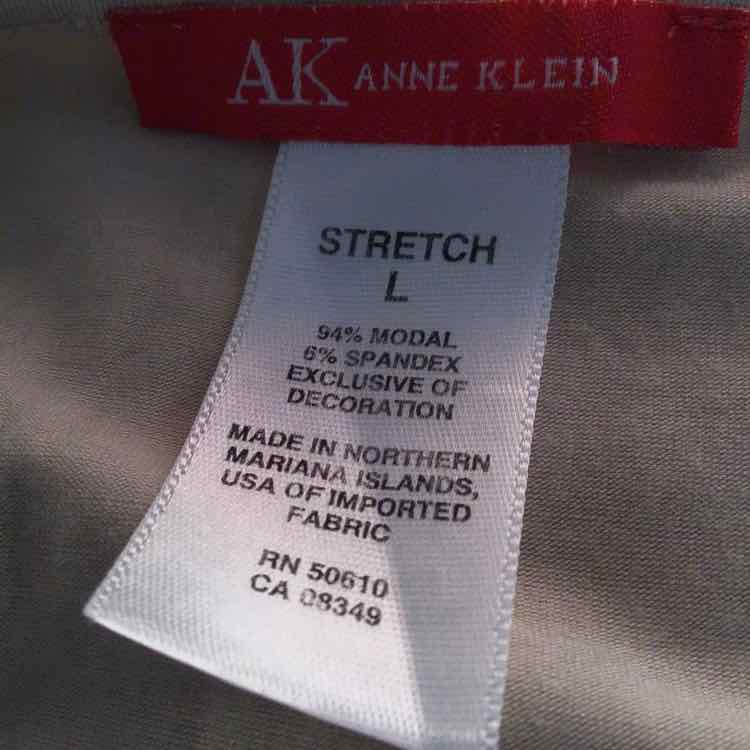 Anne Klein Size L Tan Preloved Shirt