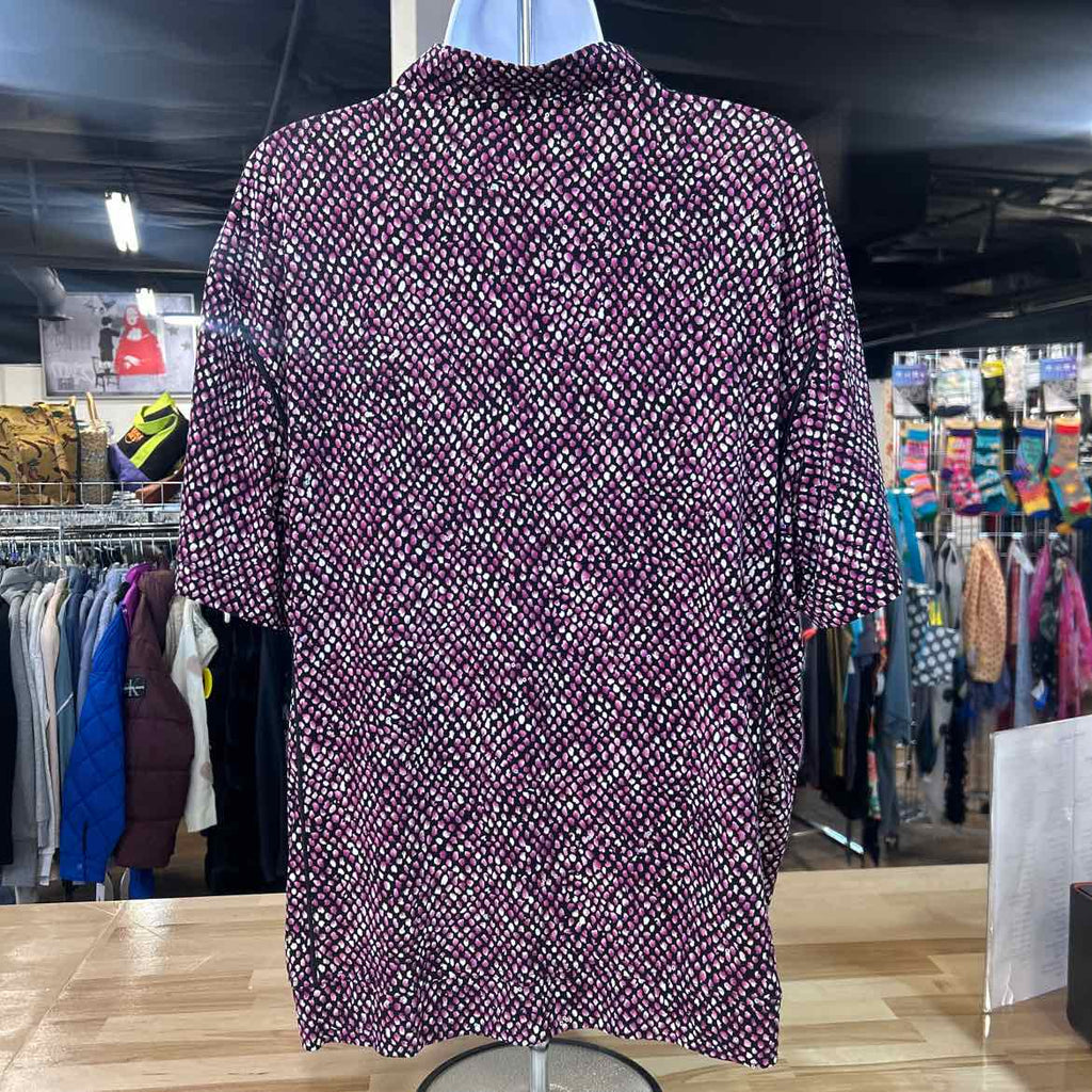 Monterey Club Size XXL Purple Preloved Blouse SS