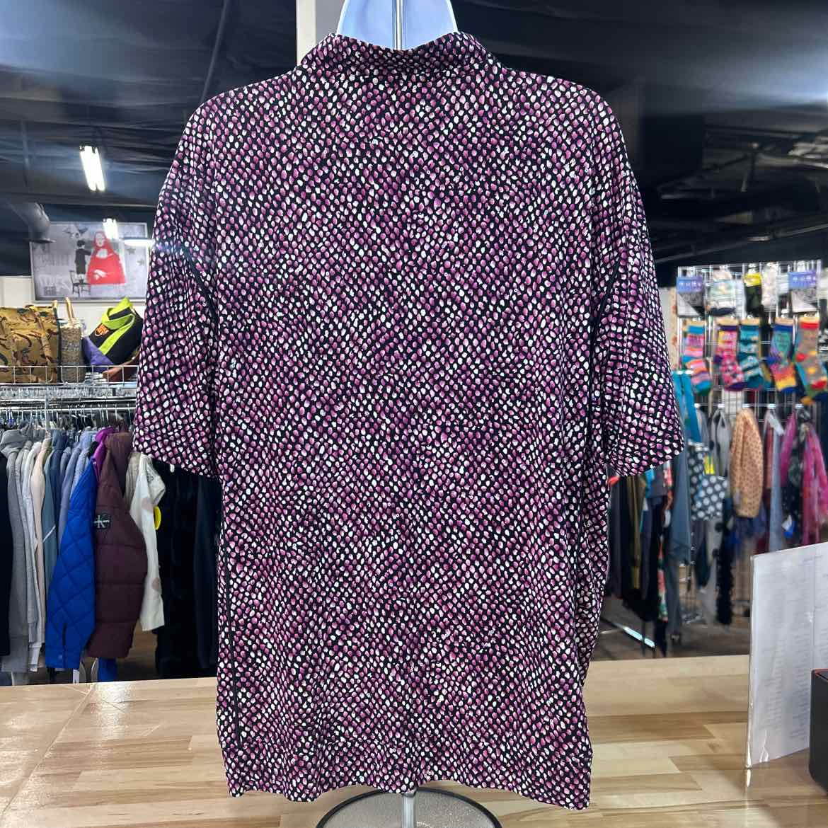 Monterey Club Size XXL Purple Preloved Blouse SS