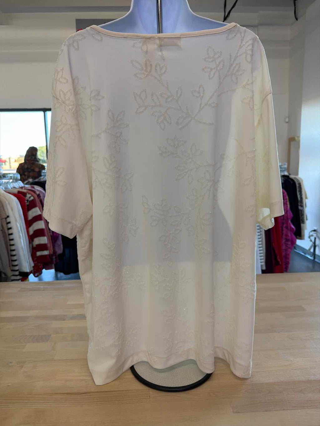 Liz Claiborne Size 3X White Blouse