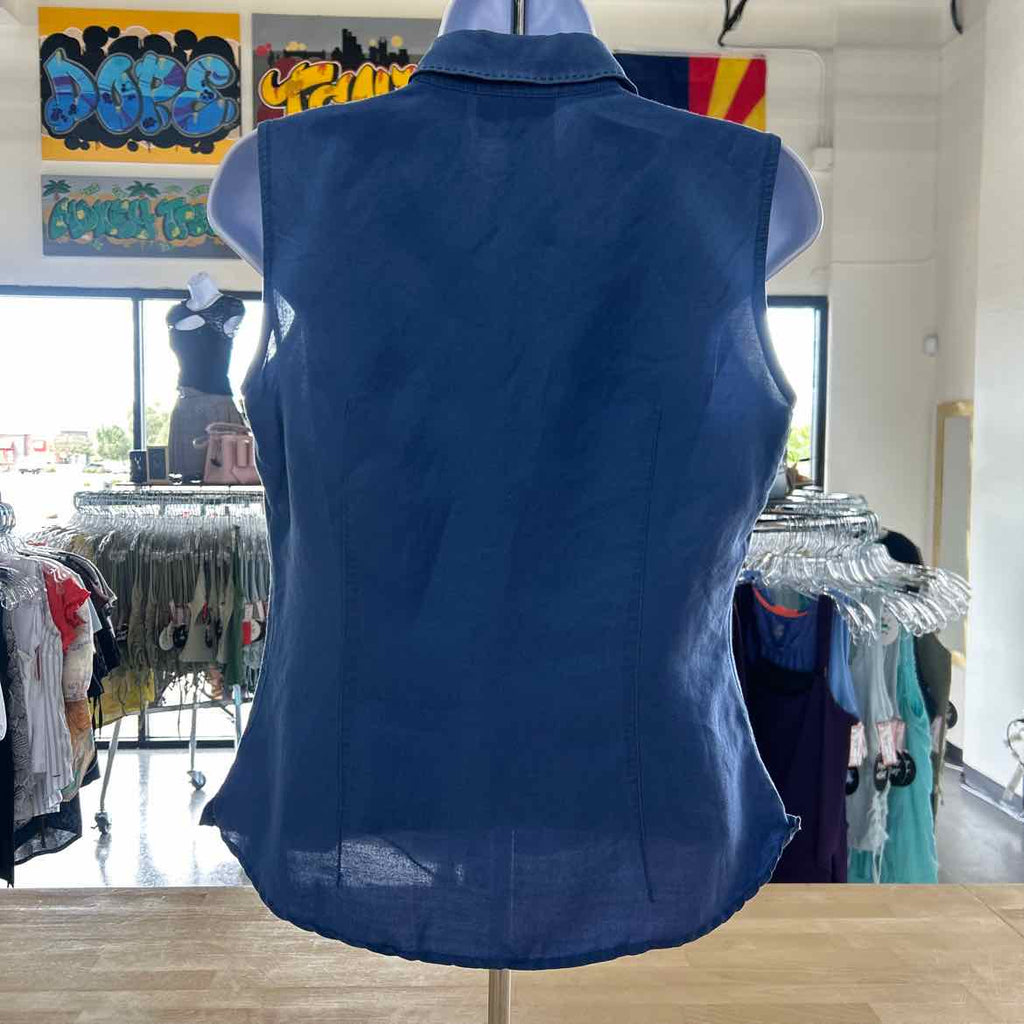Crazy Horse Size S Blue Preloved Sleeveless