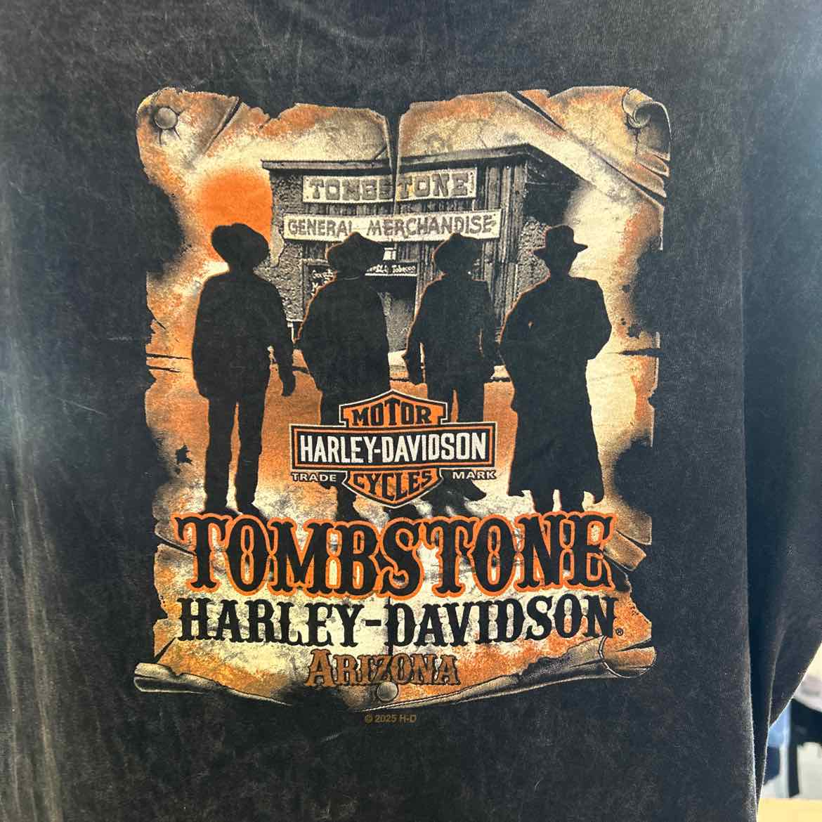 Harley Davidson Size 2X Black Preloved T-Shirt SS