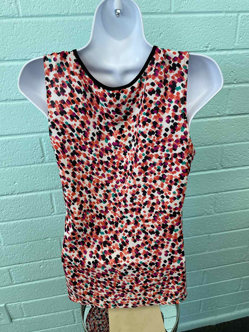 Worthington Size S Multi Pastel Sleeveless