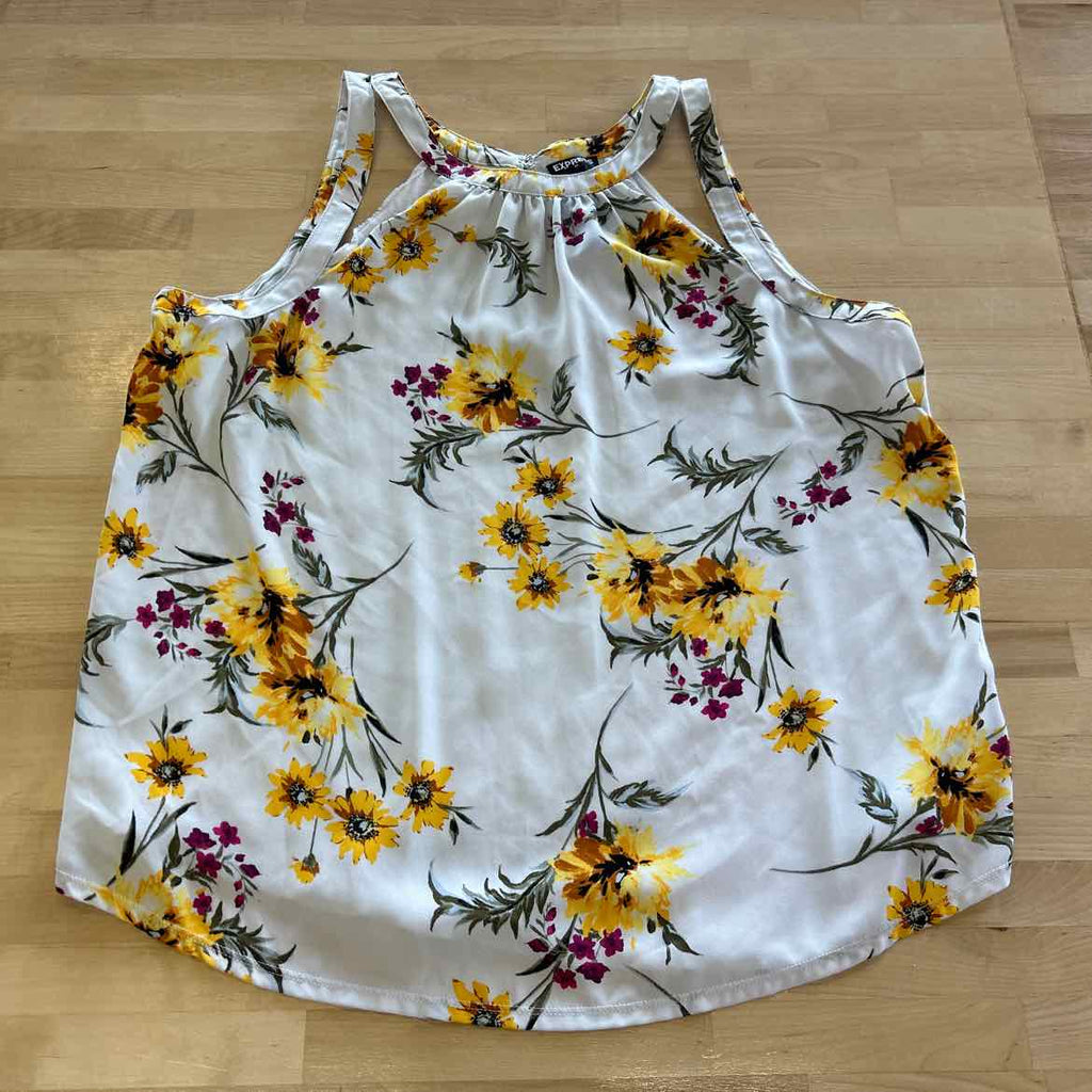 Express Size XL White Tank