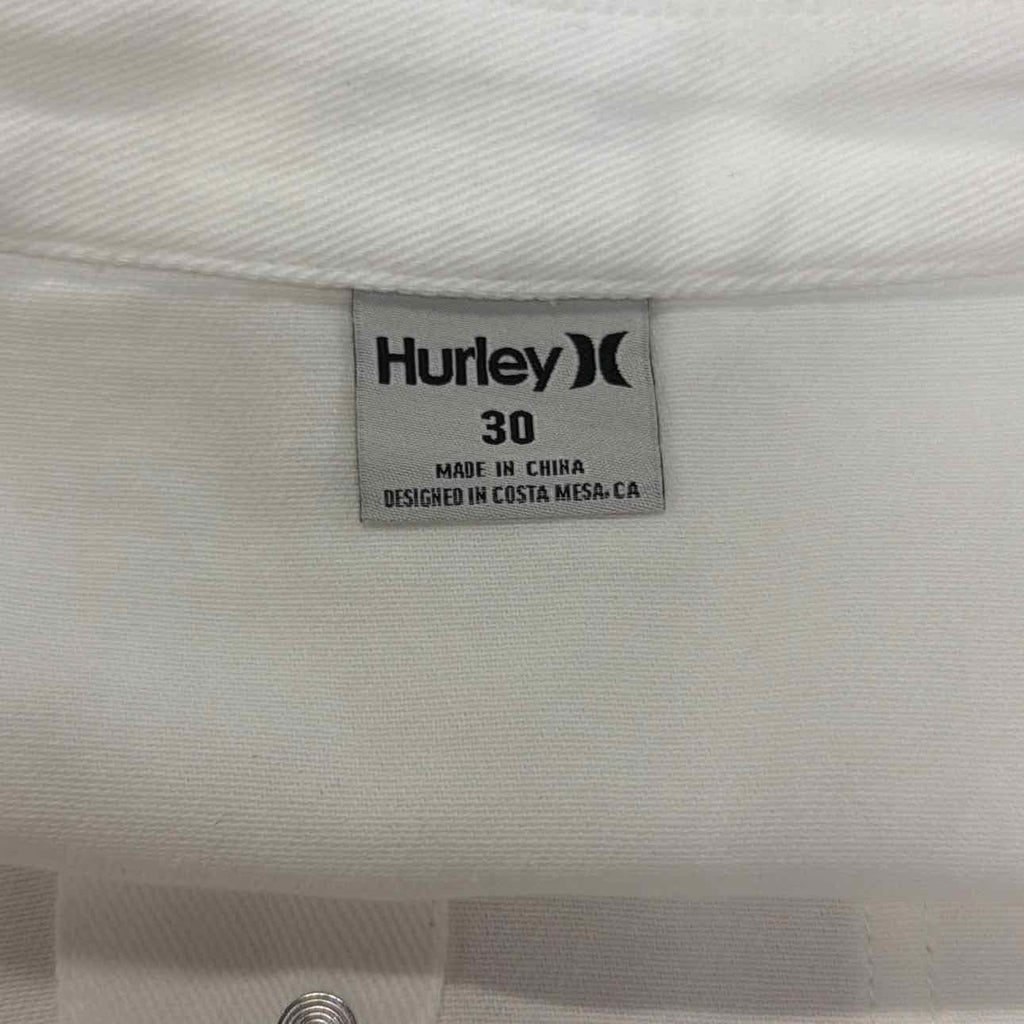 Hurley Juniors' Tracy Button-Front Mini Skirt - White