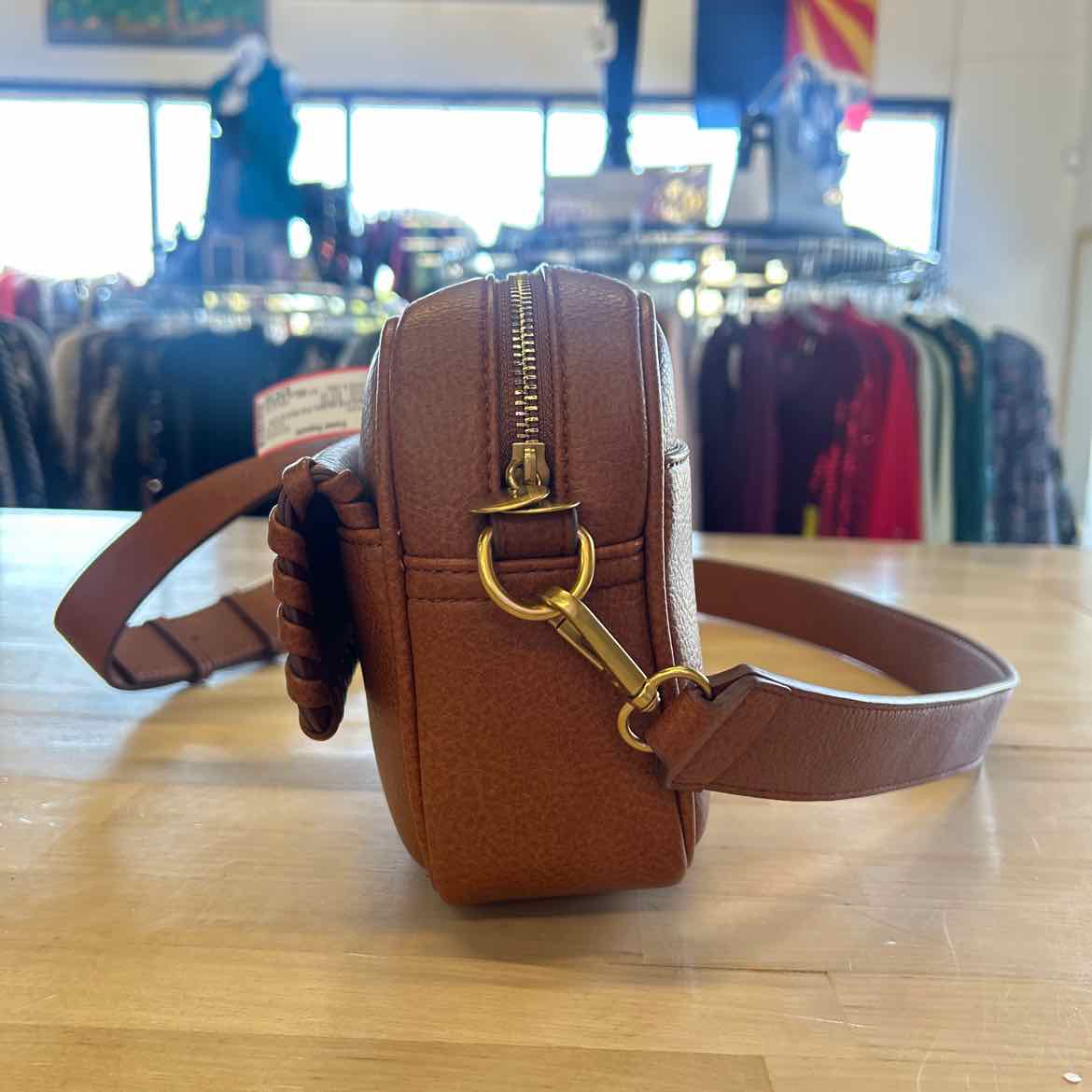 Style & Co Whip-Stitch Camera Crossbody