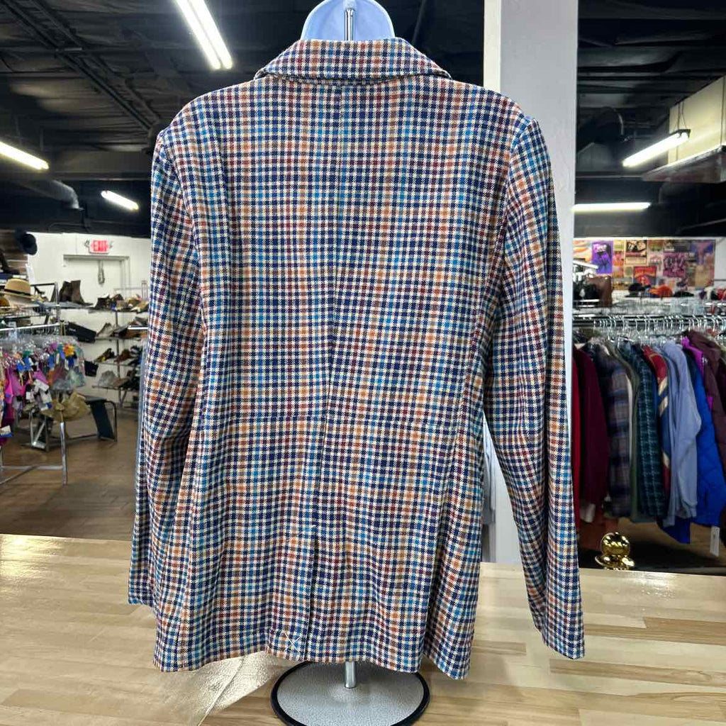St John's Bay Size L Blue & Orange Preloved Jacket