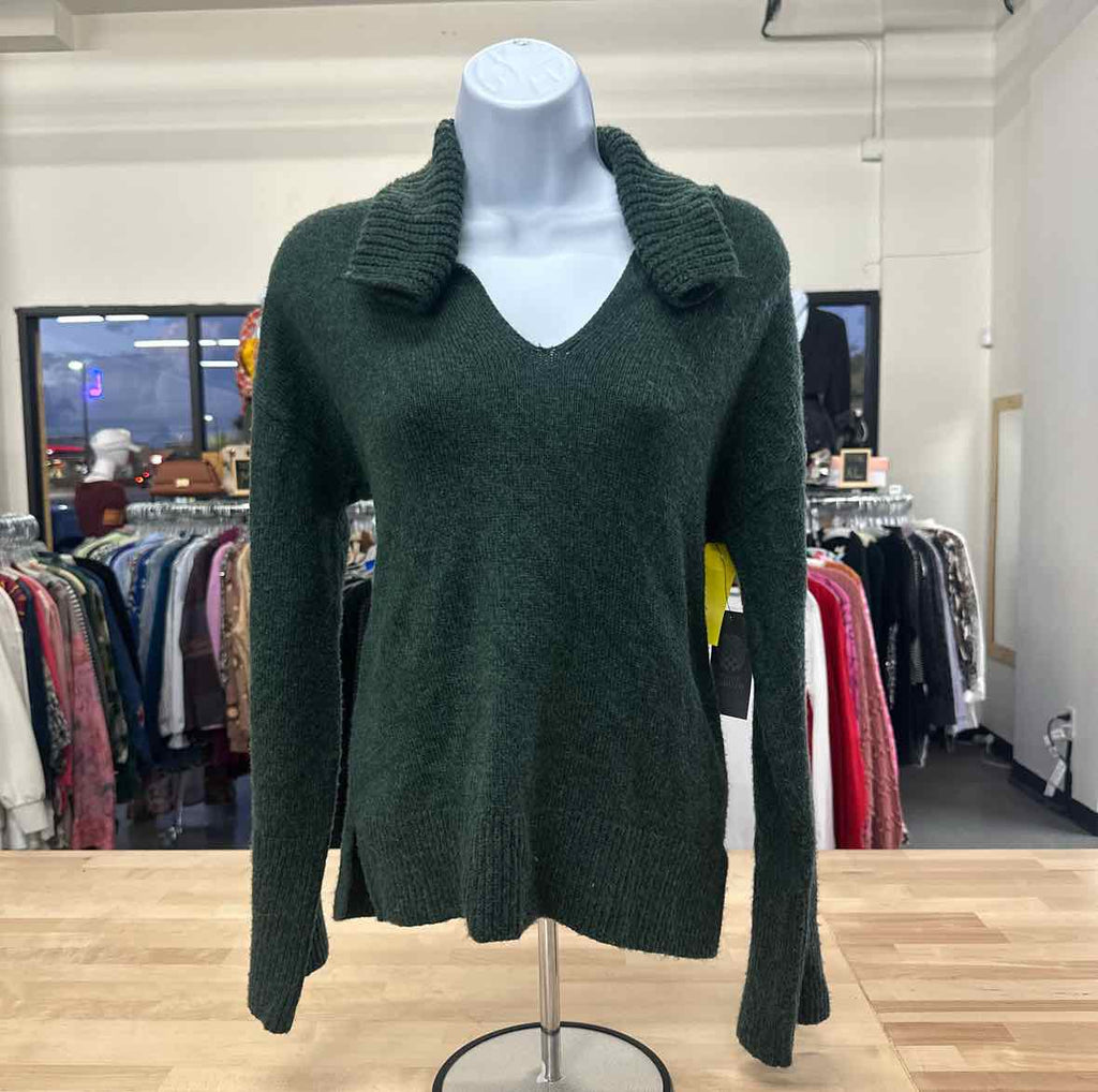 Vince Camuto Size L Green Sweater