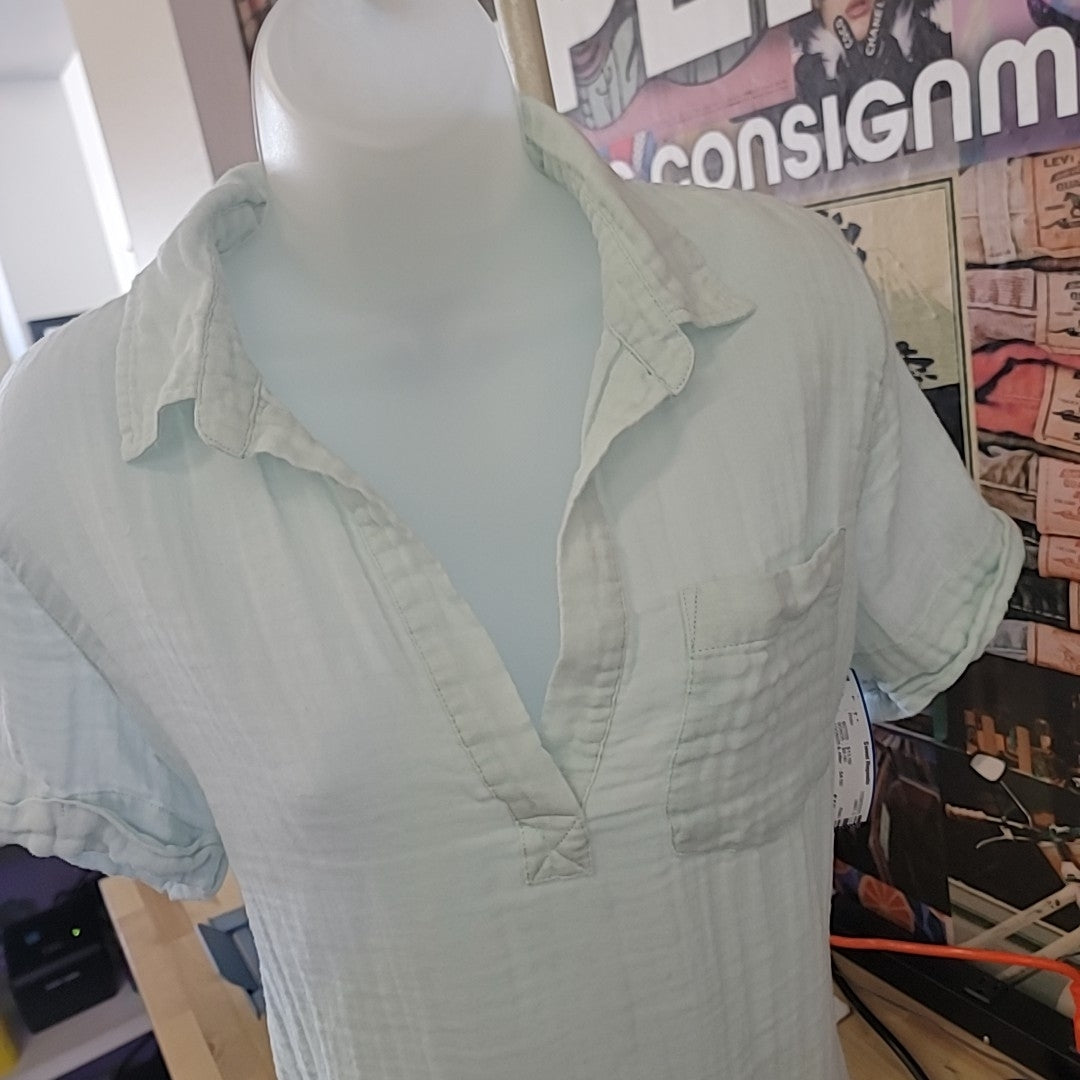 Rails Size S Blue Polo