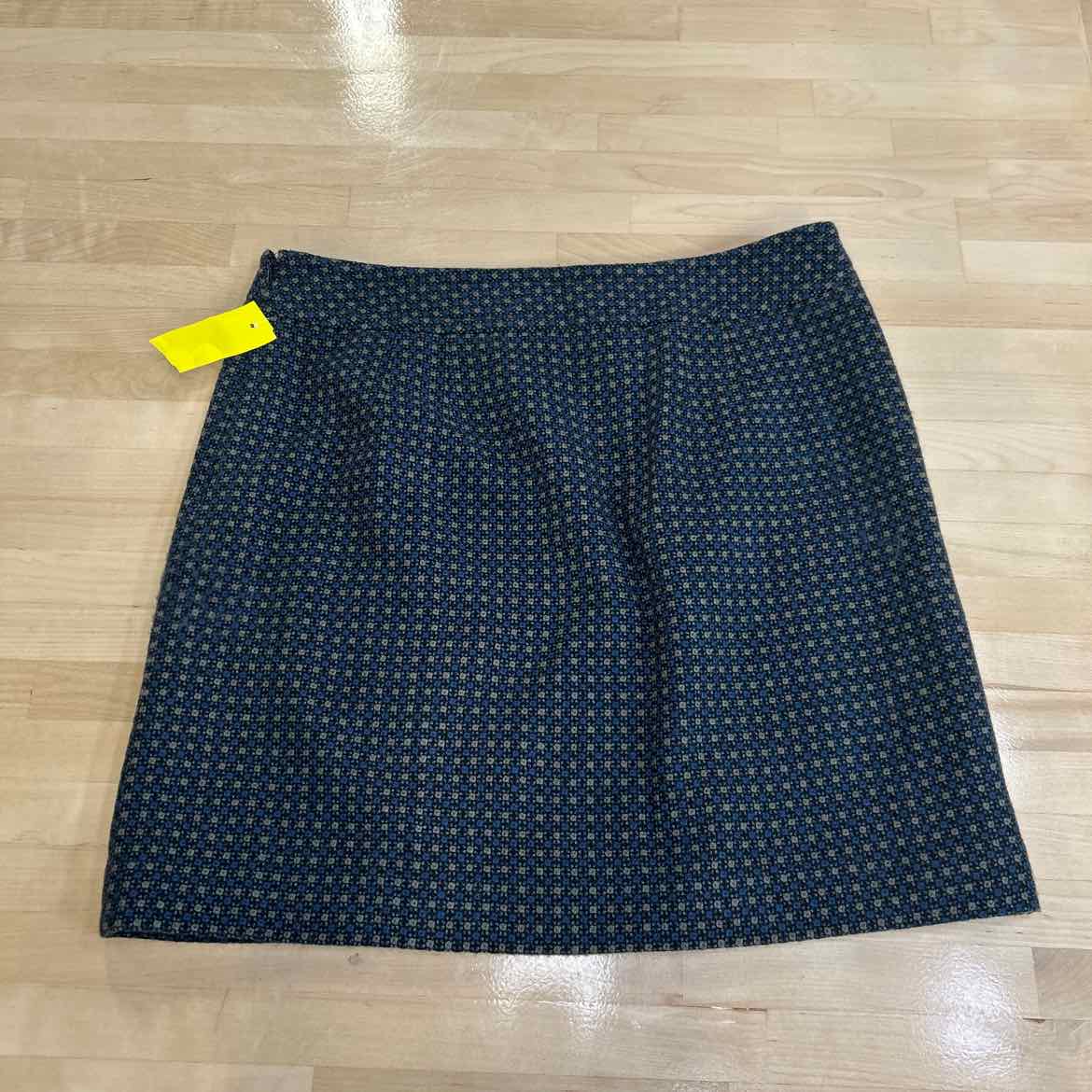 Loft Size 8 Blue Brown Preloved Skirt