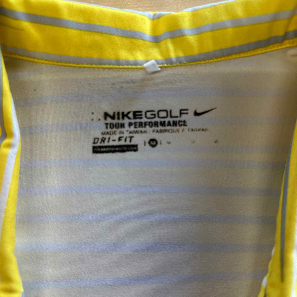 Nike Size M Yellow Polo