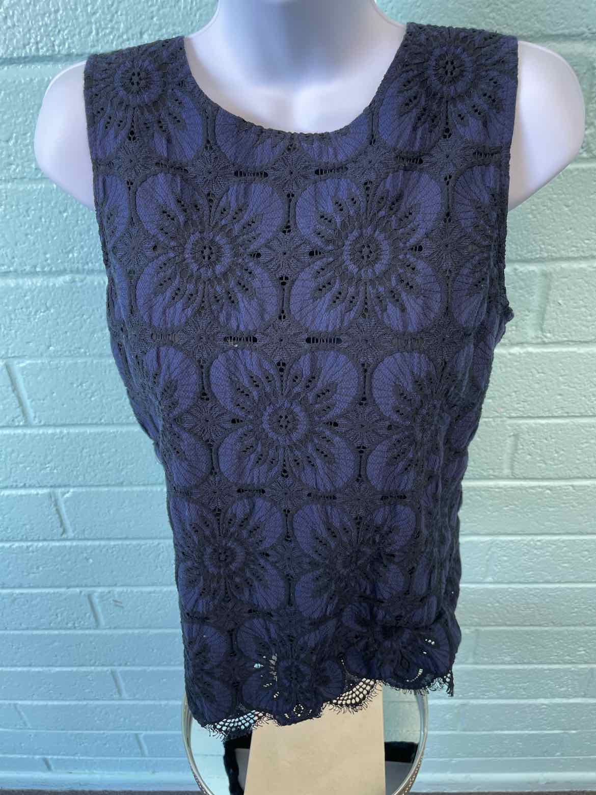 Banana Republic Size S Navy Lace Sleeveless