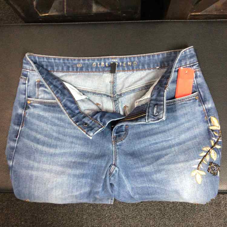 White House Black Market Size 00 Blue Denim Jeans