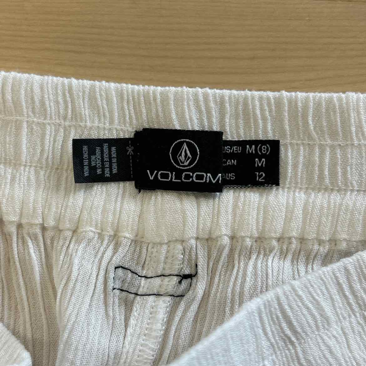 Volcom Size M White New Pants
