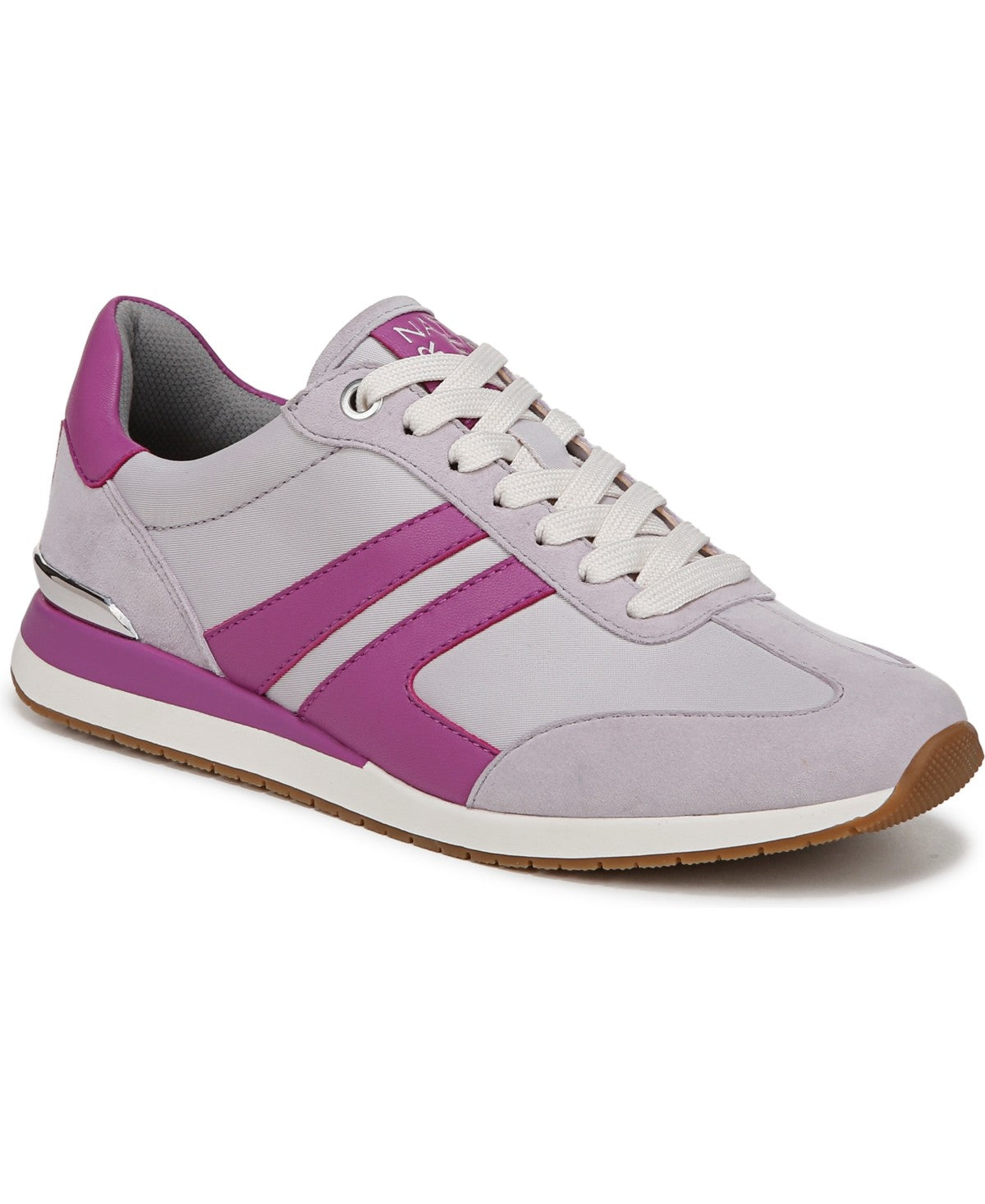 alizernatur Size 9 Naturalizer Lorena Women's Shoes Iced Lilac Fabric & Suede