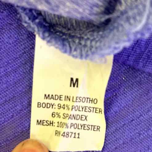 MTA Size M Purple Preloved Athletic Tee