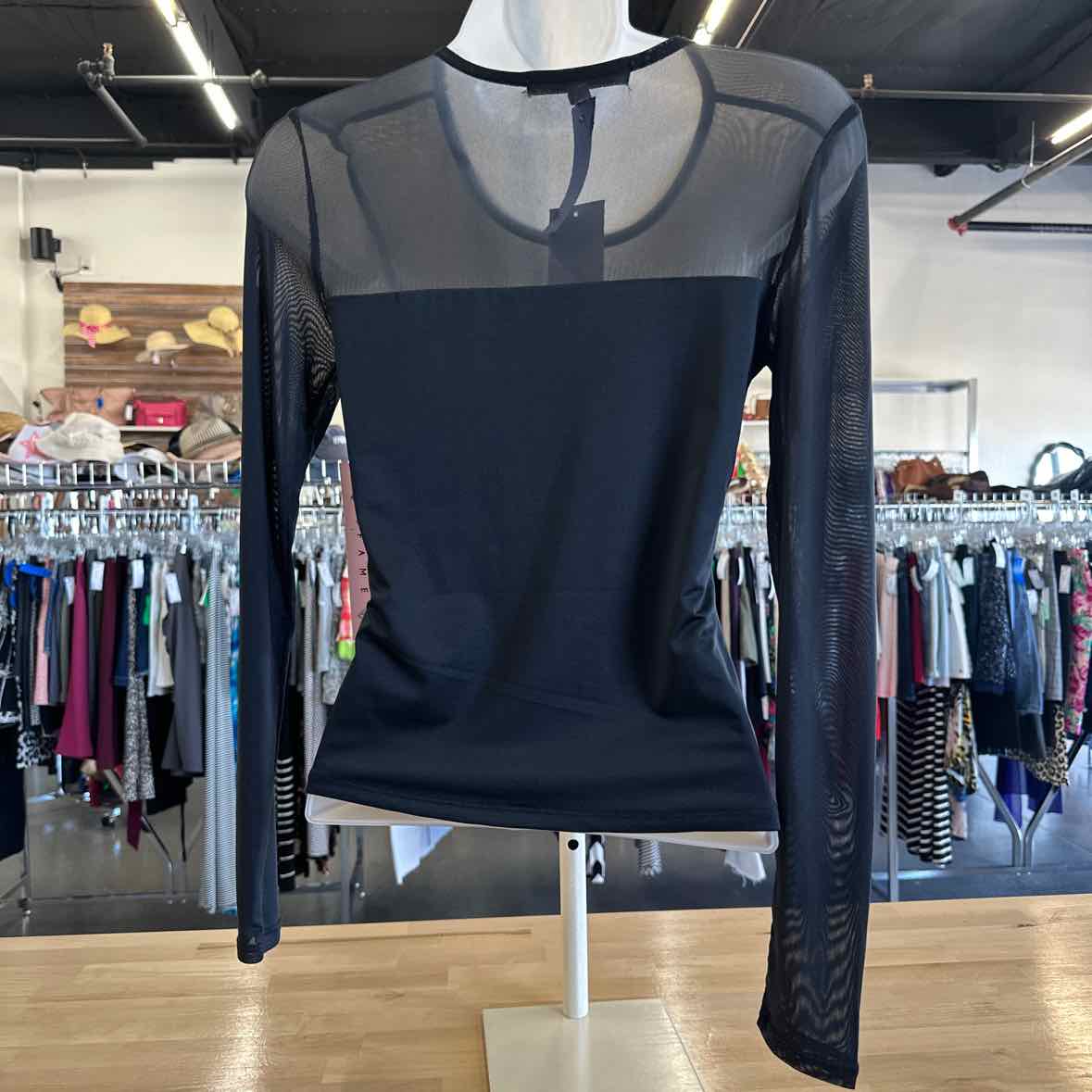 Fame Size S Black Long Sleeve