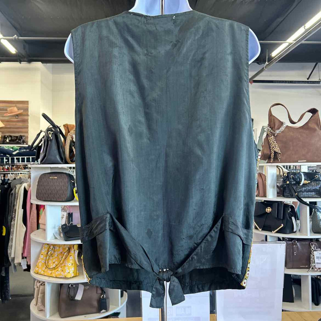 SunBelt Size OS Black Rayon Preloved Vest
