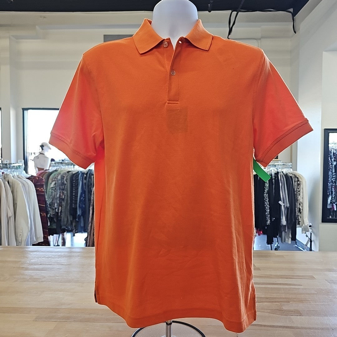 Club Room Size S Orange New MENS Polo