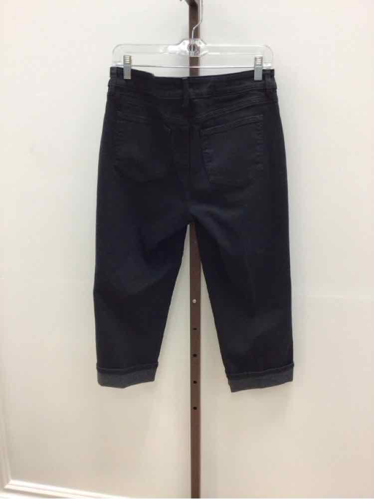NYDJ Size 8 Black Preloved Capris