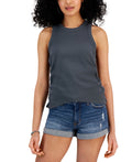 Rebellious One Size XS Side-Ruched Tank Top