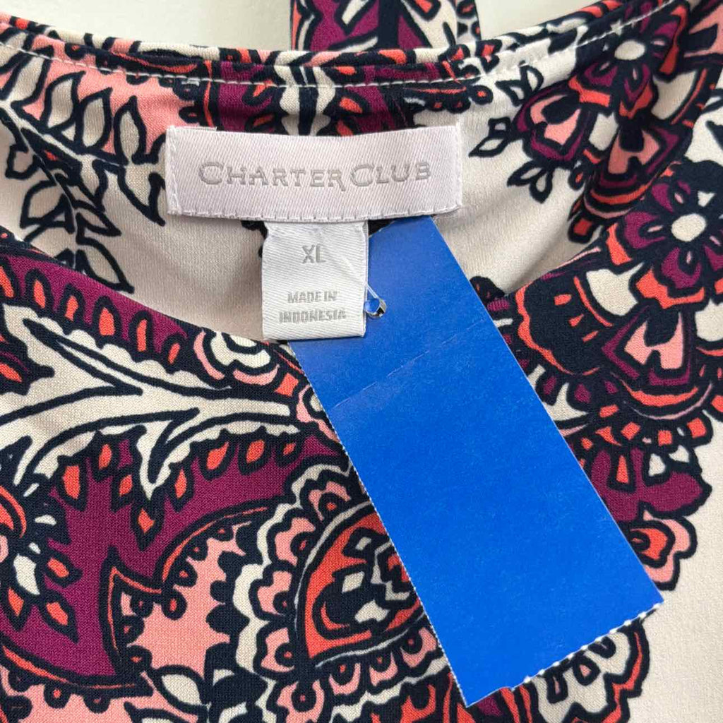 Charter Club Size XL Purple Preloved Dress