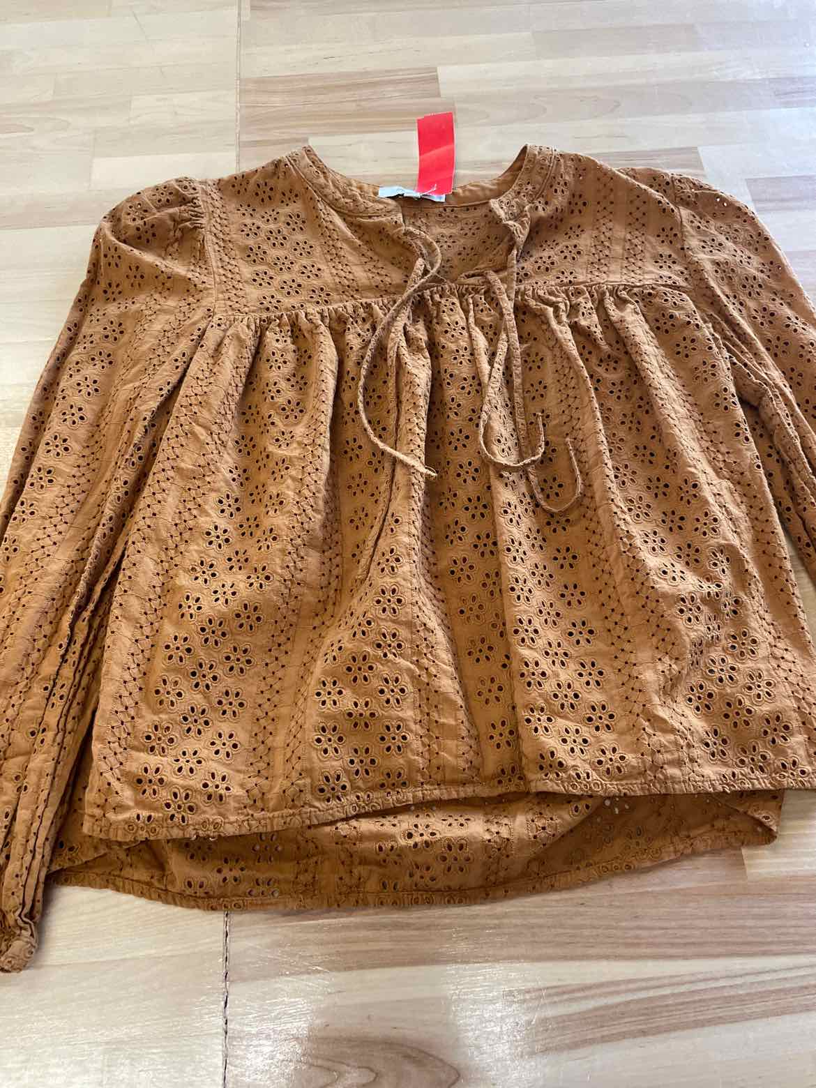 Madewell Size M Orange Shirt