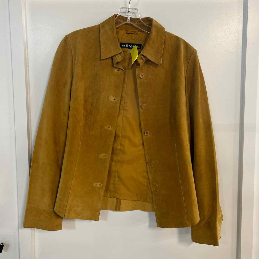 Revue Size 6 Mustard Suede Jacket