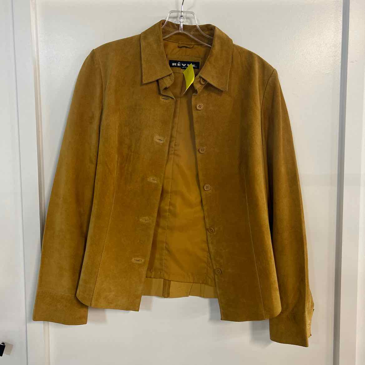 Revue Size 6 Mustard Suede Jacket