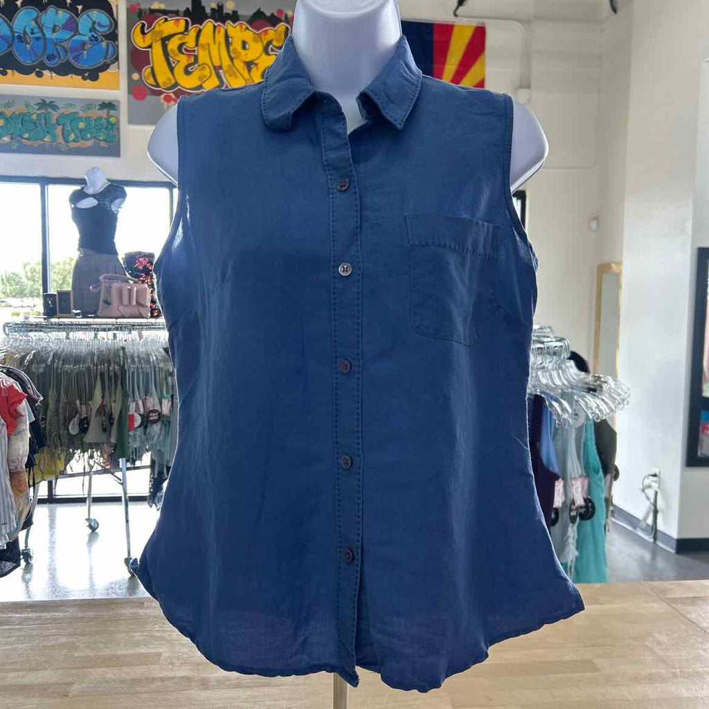 Crazy Horse Size S Blue Preloved Sleeveless