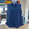 Crazy Horse Size S Blue Preloved Sleeveless