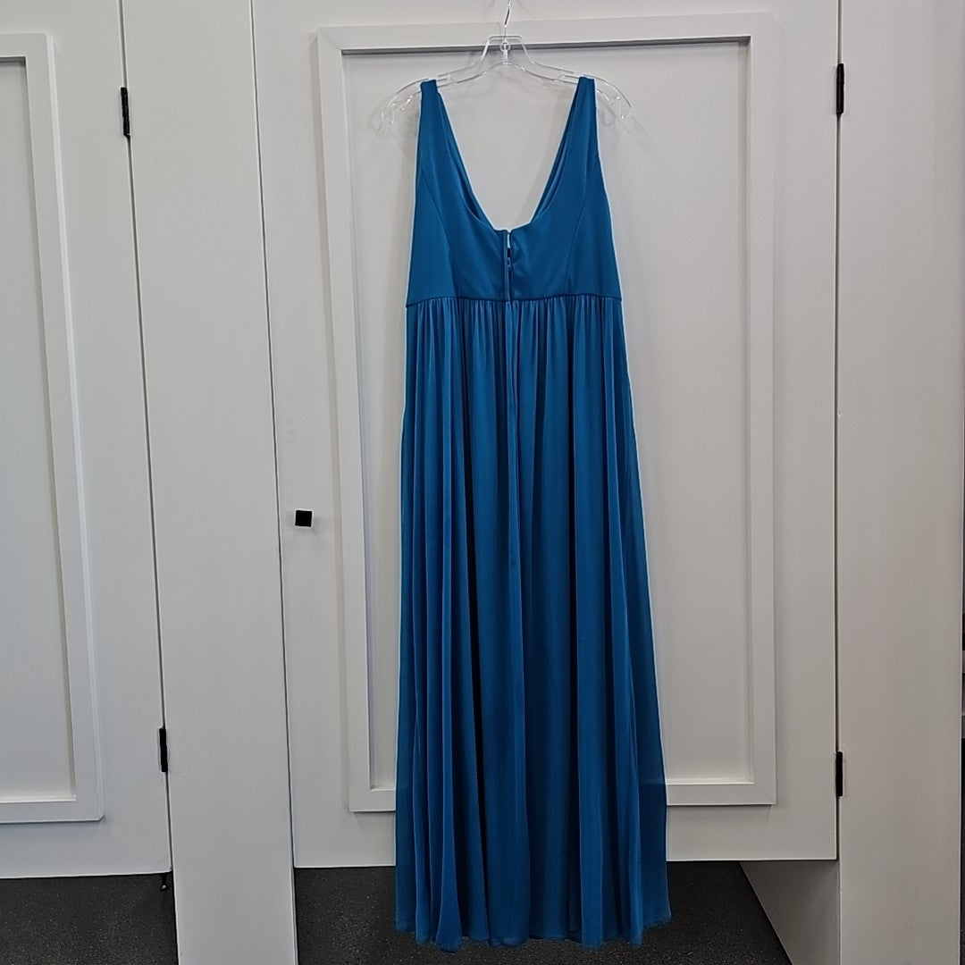 David's Bridal Size 14 Blue Used Dress