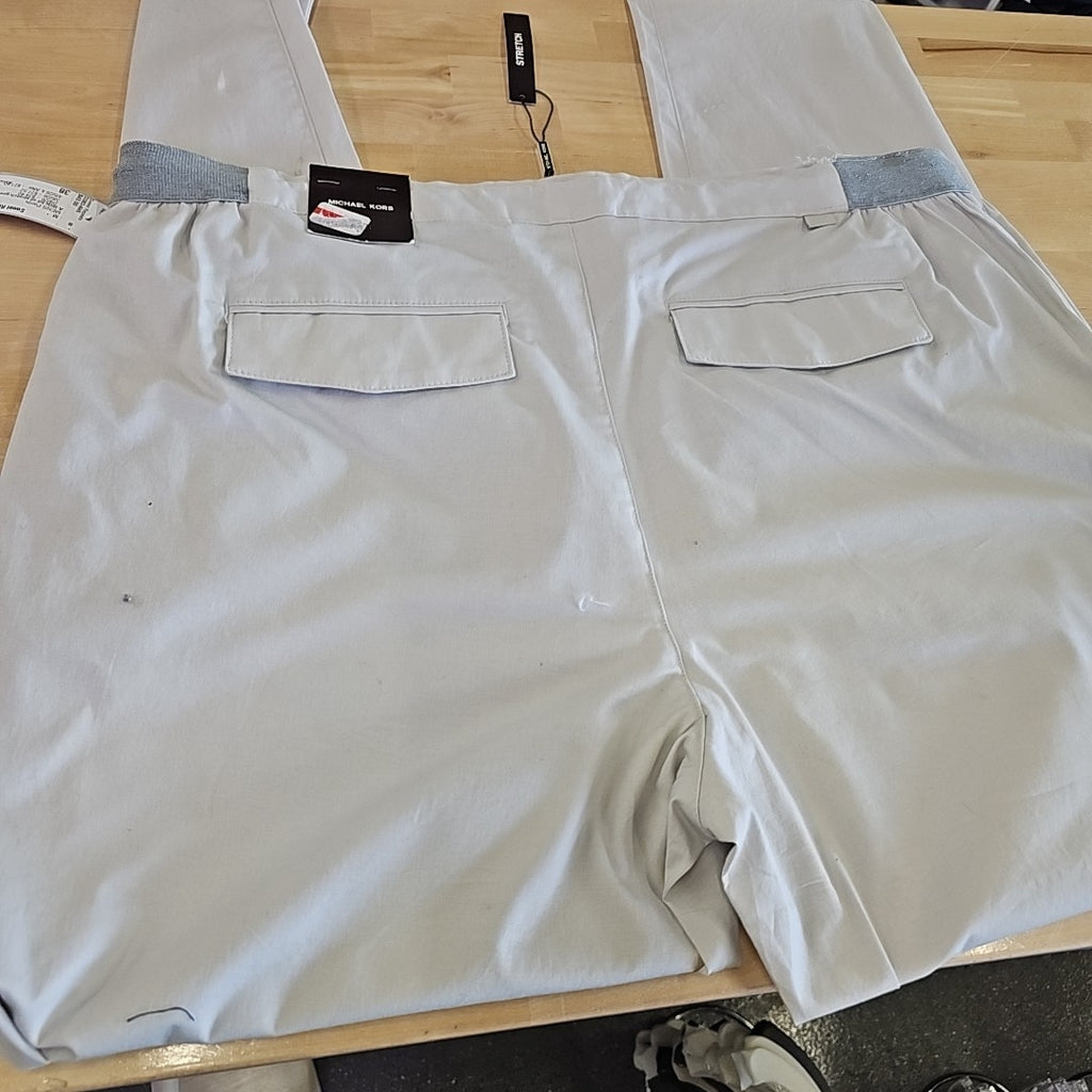 Michael Kors Men's Pleated Elastic Waistband Pants