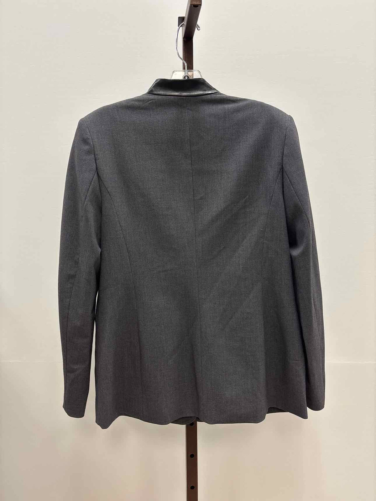 Tahari Size 8 Charcoal Polyester Blend Preloved Jacket