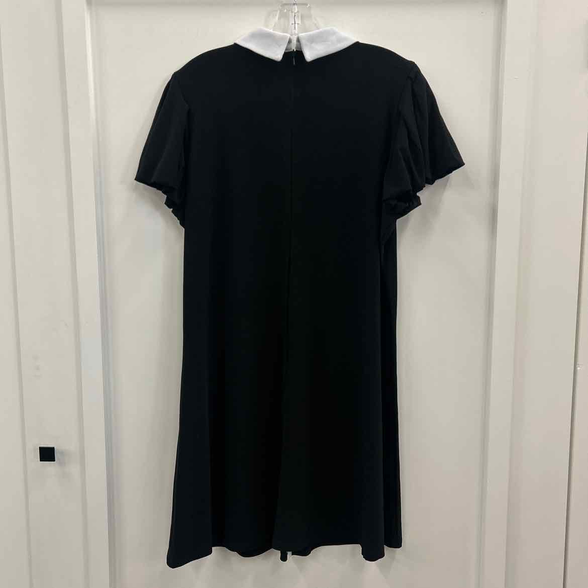 CeCe Tie Neck Puffed Sleeve Dress