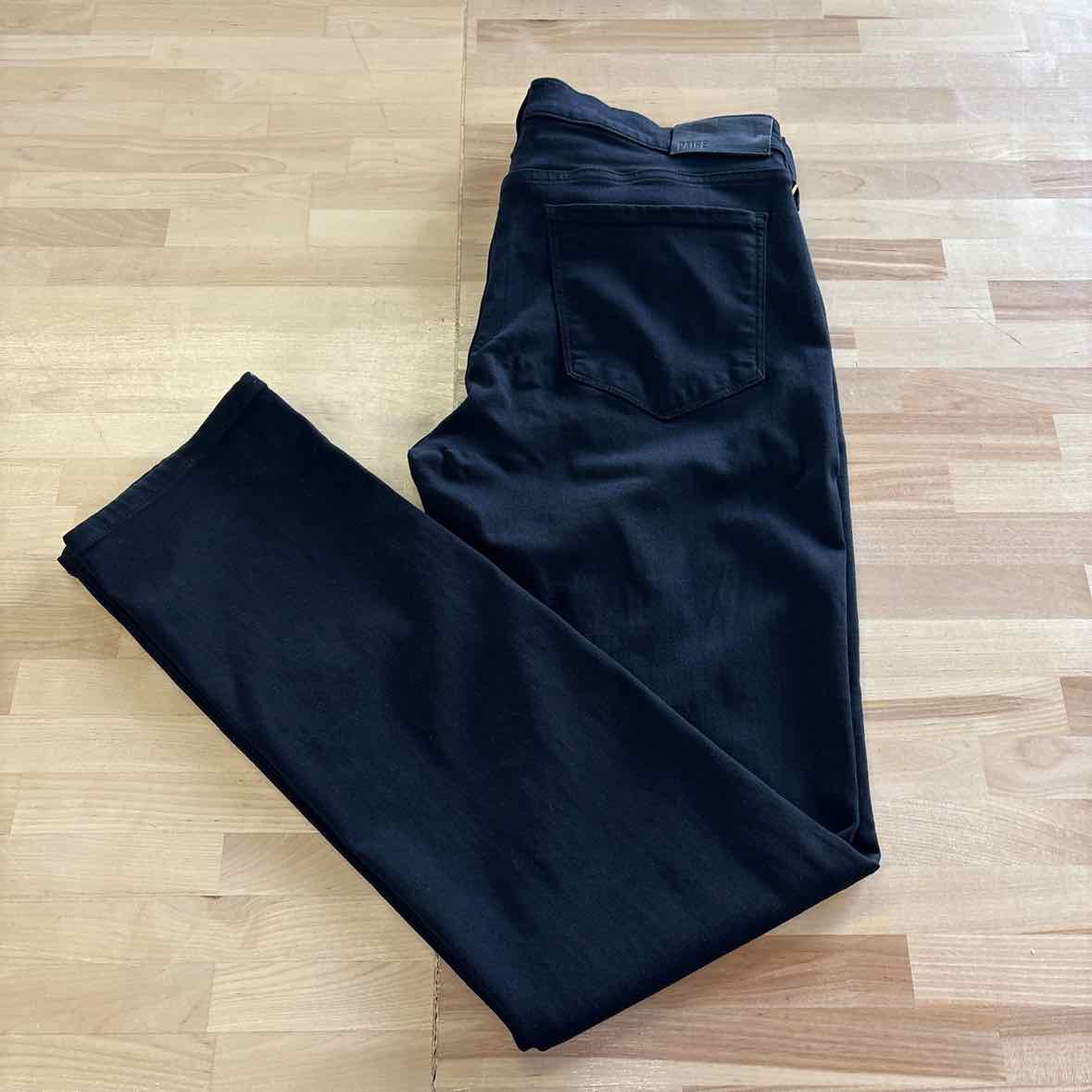 Paige Size 33 Black MENS Pants