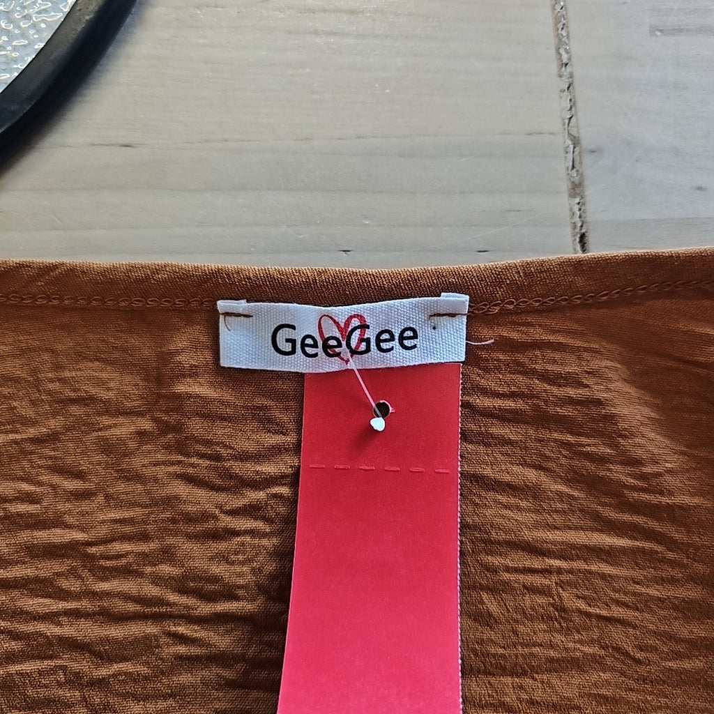 GeeGee Size S Orange Preloved Blouse