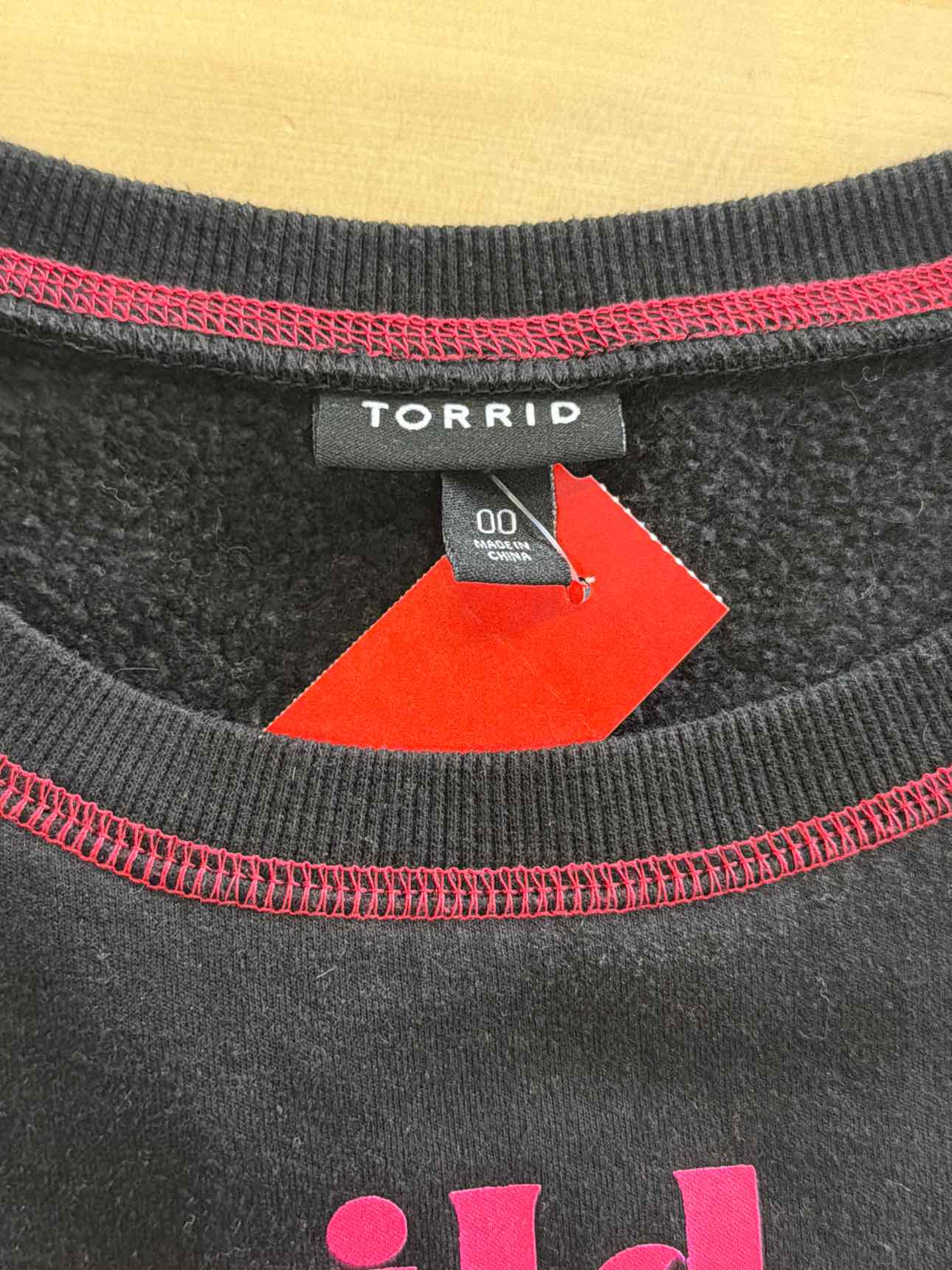 Torrid Size 00 Black Sweater