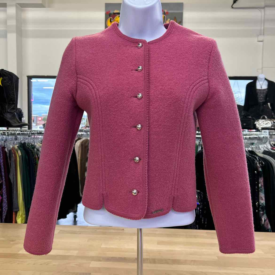Geiger Size 36 Pink Jacket