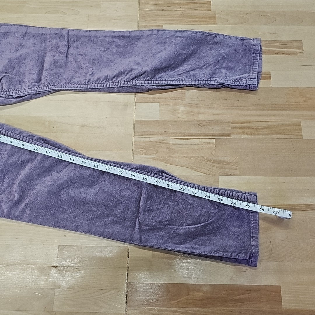 Loft Size 2 Purple Suede Preloved Pants