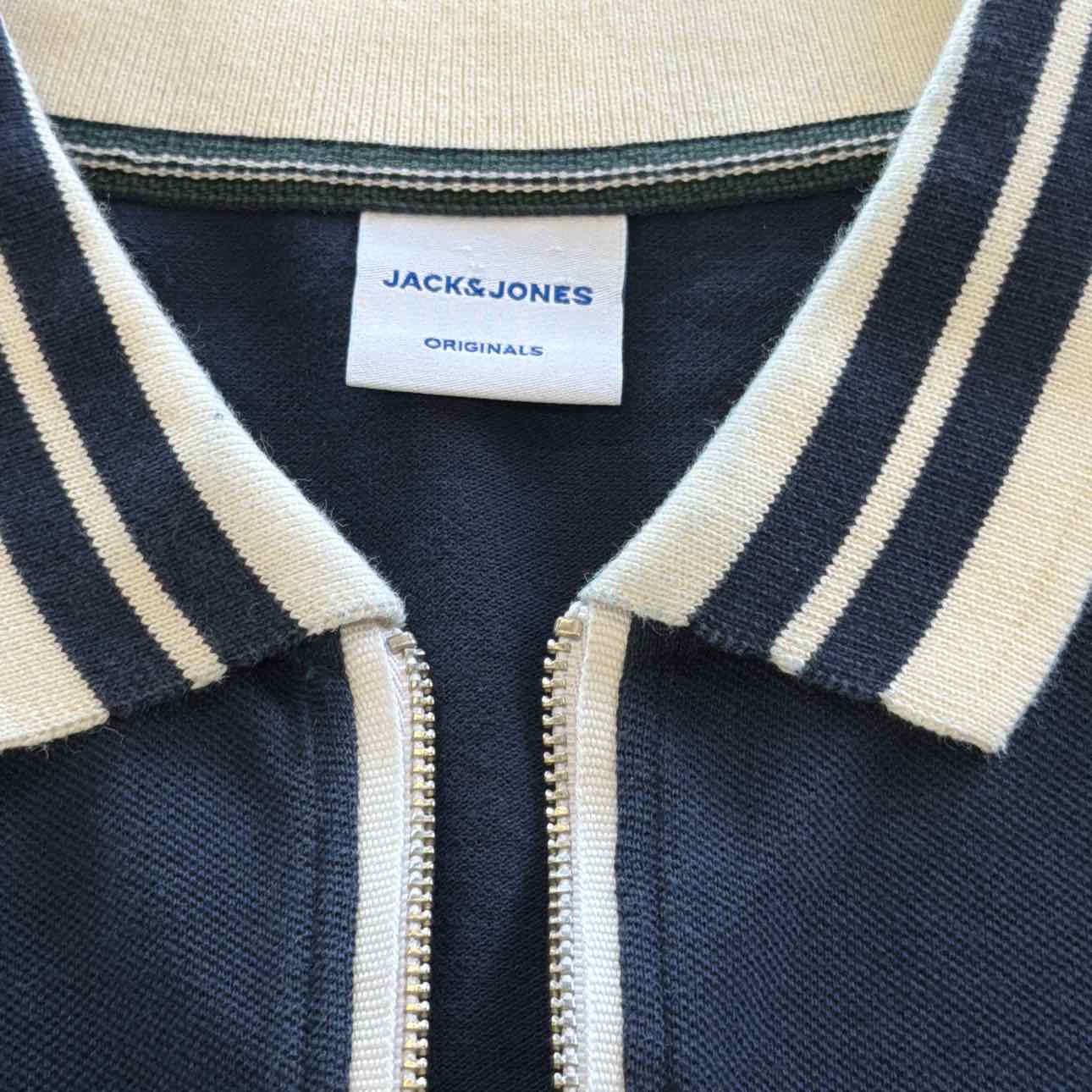 Jack & Jones Size M Blue Preloved MENS Polo