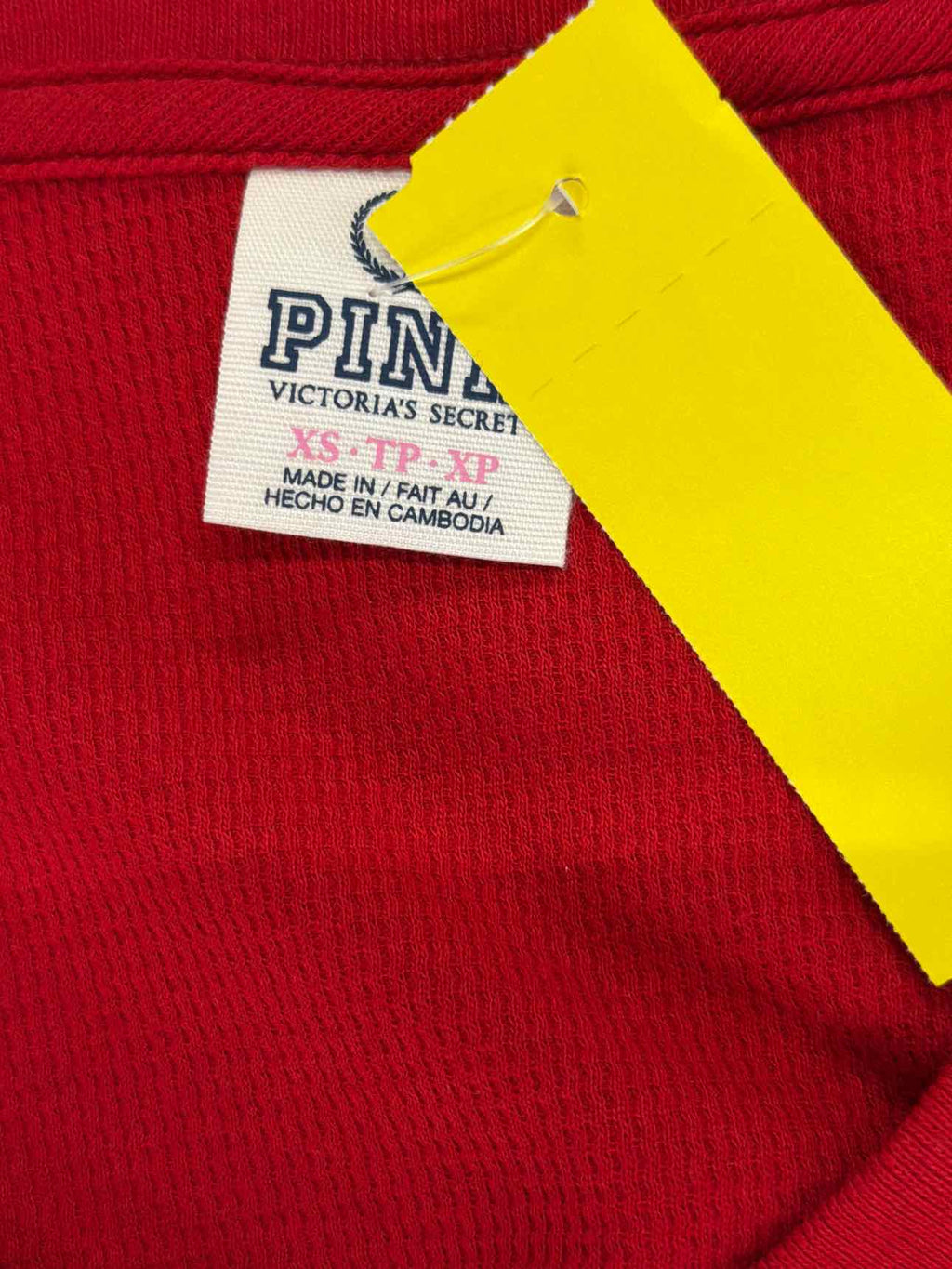 Pink Size XS Red Long Sleeve