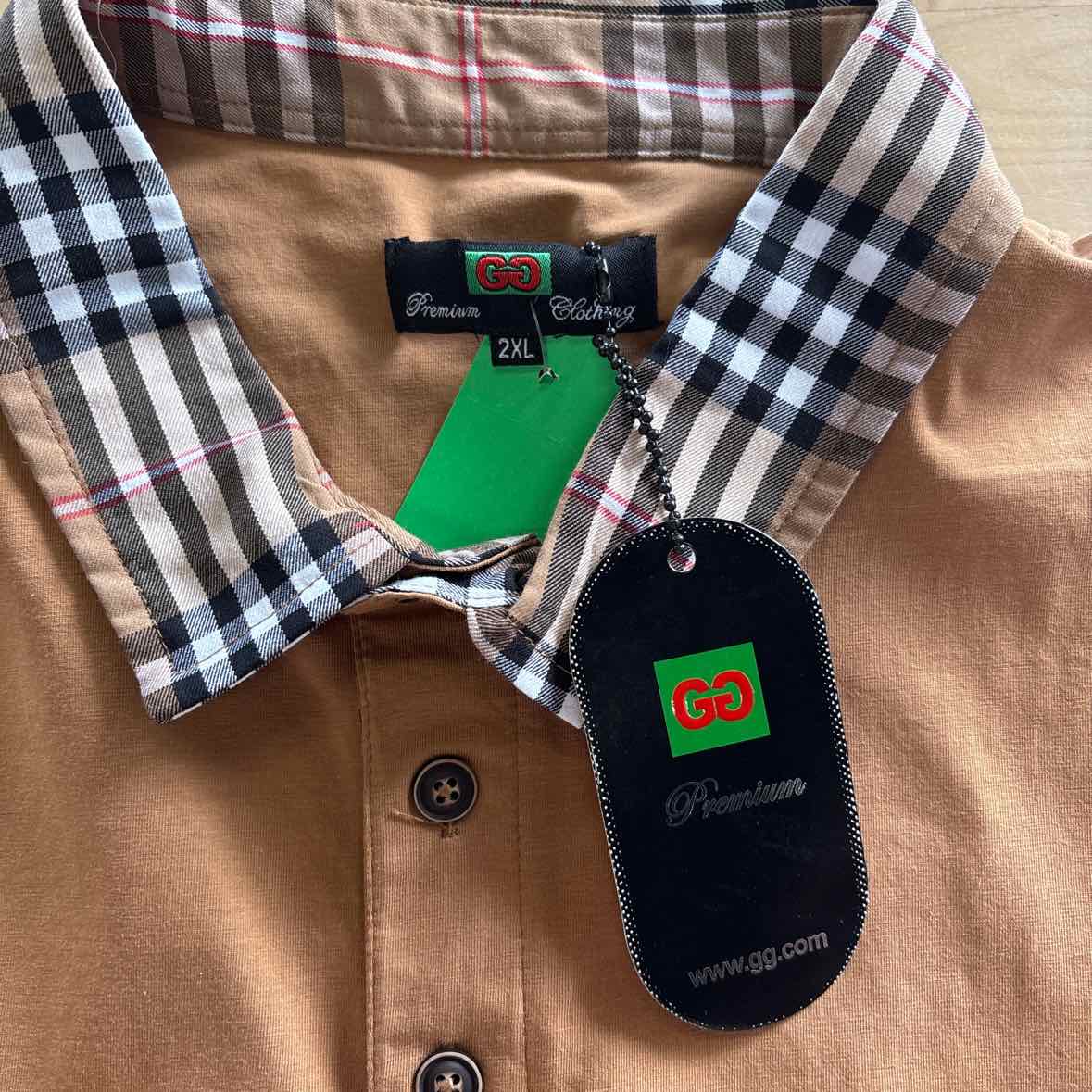 GG Size XXL Brown New MENS Polo